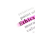 closeup of dictionary page highlighting ethics