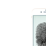 smart phone with a fingerprint for information privacy