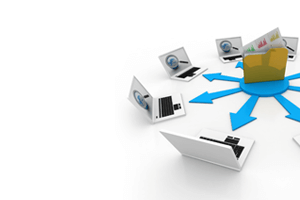 computer networks connecting to a centralized file system