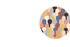 globe made of diverse individuals