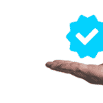 hand holding a checkmark icon