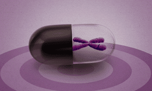 pill casing with DNA inside