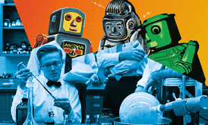 robot collage