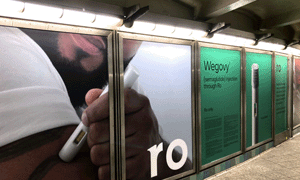 medicine ad on subway