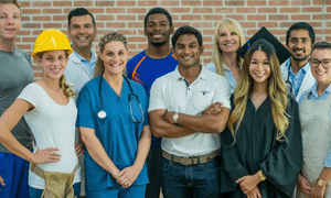group of diverse people