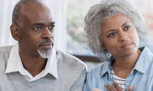elderly couple