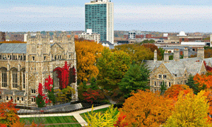 University of Michigan top view