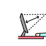 illustration of man working on computer