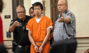 suspect in courtroom