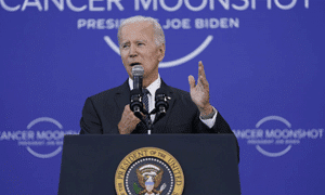 joe biden at presidential podium