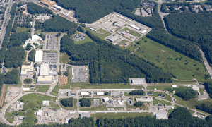 sky view of lab facility